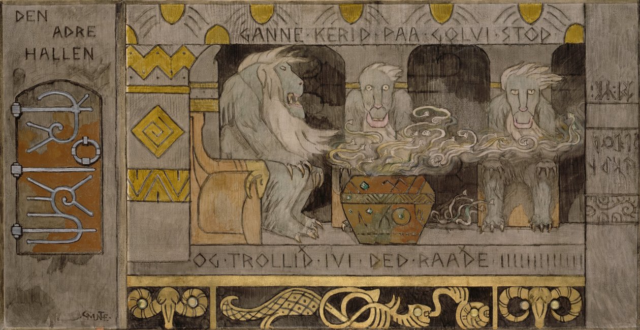 A második csarnok alkotó: Gerhard Peter Frantz Vilhelm Munthe