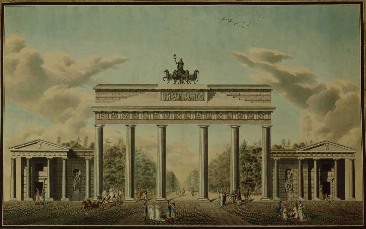 Brandenburgi kapu, 1812 alkotó: German School