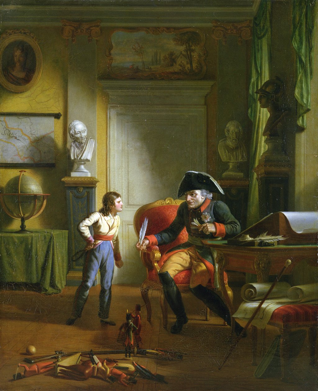 II. Nagy Frigyes unokaöccsével, III. Frigyes Vilmossal, 1814 alkotó: German School