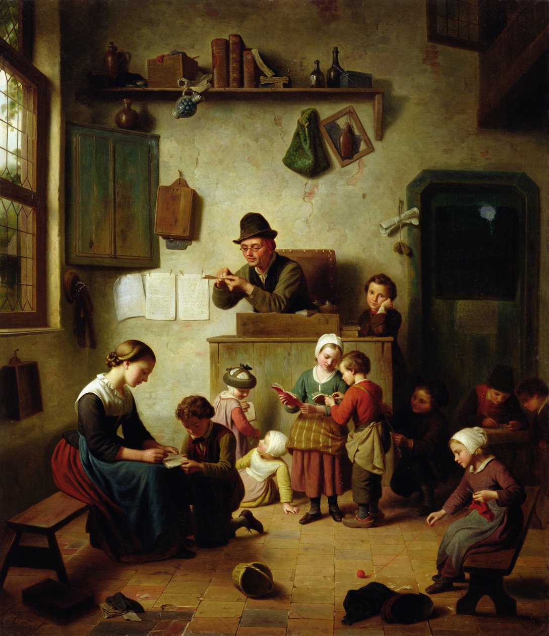 Az iskolában alkotó: German School