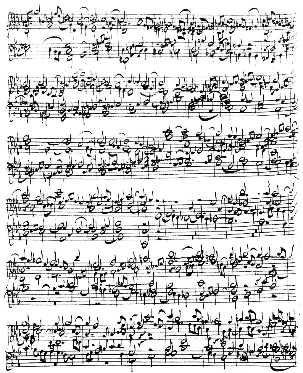 Johann Sebastian Bach (1685-1750) kottája (toll és tus, papír) alkotó: German School