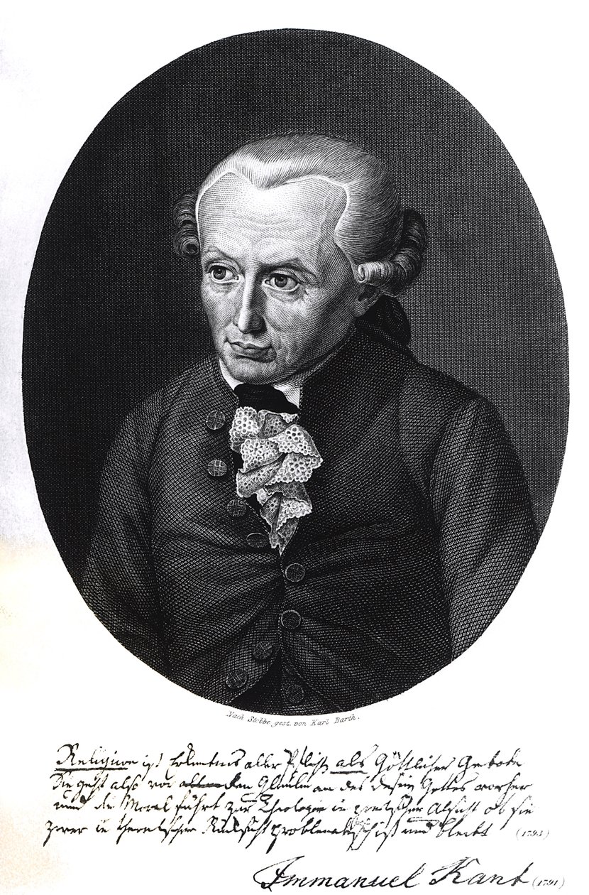 Emmanuel Kant (1724-1804) portréja alkotó: German School