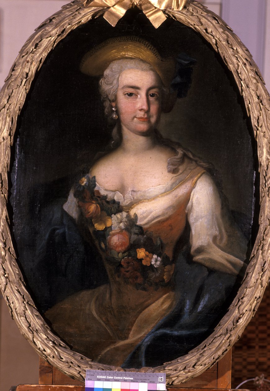 Marie, Hesseni hercegnő portréja, 1750 körül alkotó: German School