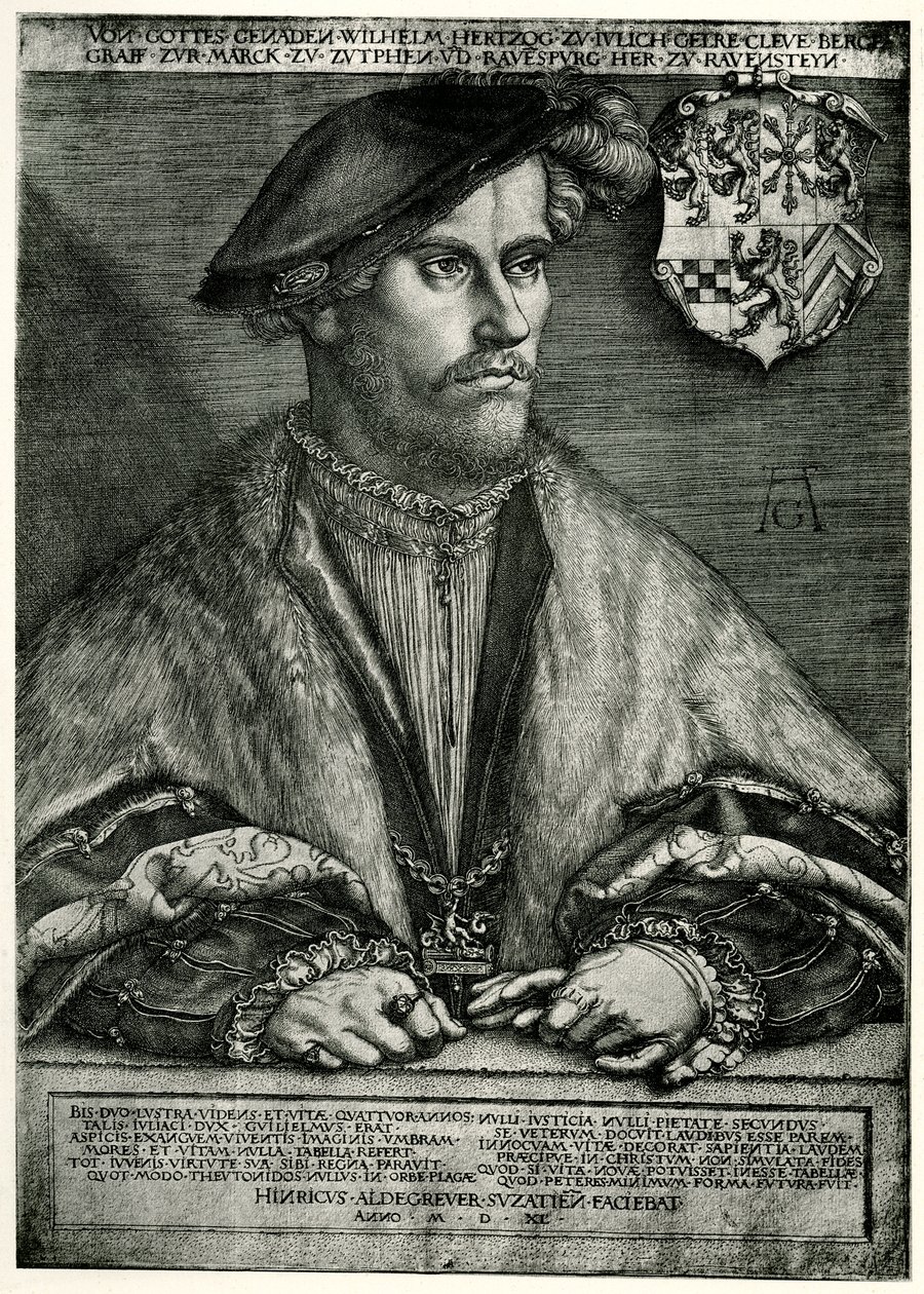 IV. Vilmos (1516-92) Julich-Kleve-Berg hercege, 1540 (fénykép) alkotó: German School