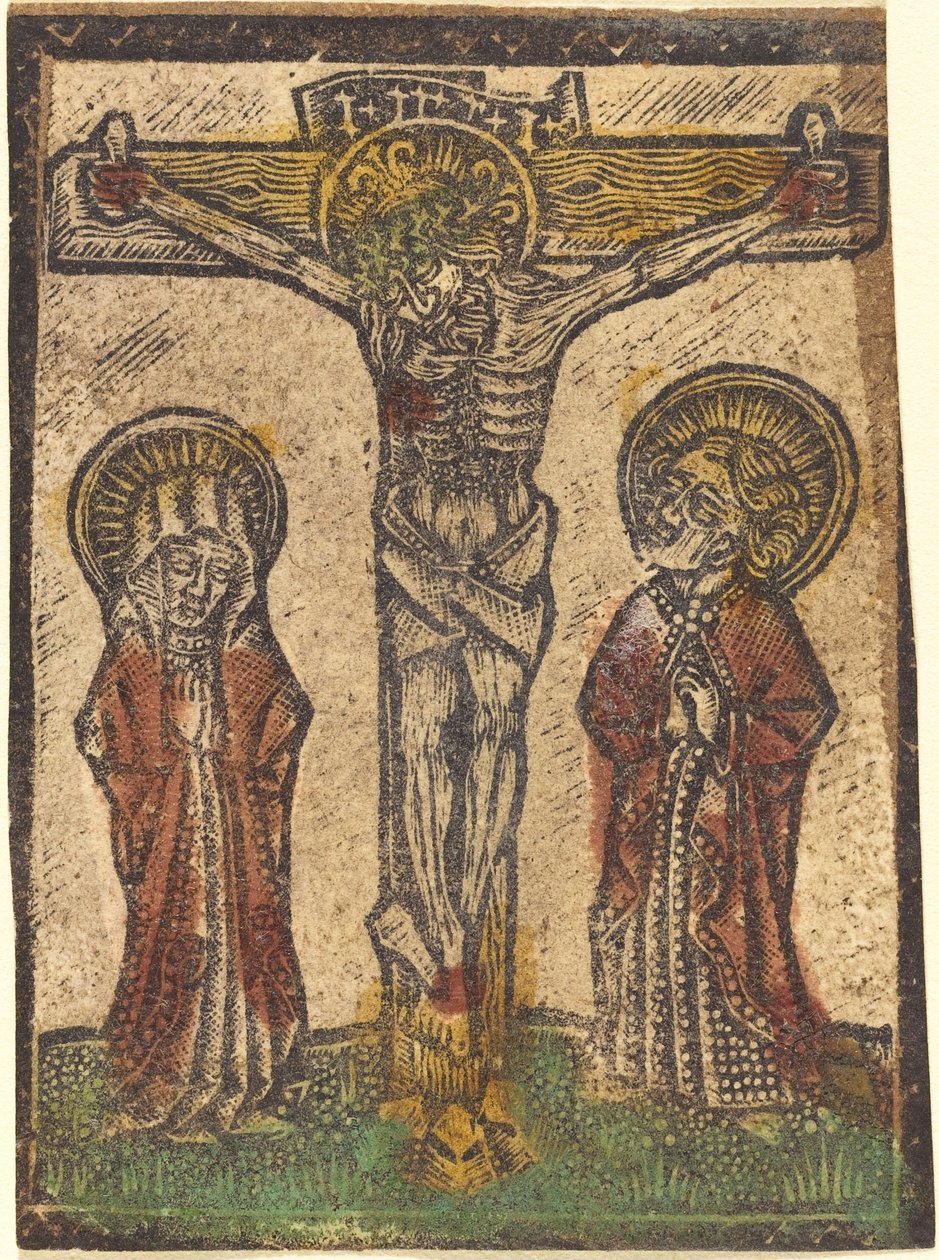 Krisztus a kereszten alkotó: German 15th Century