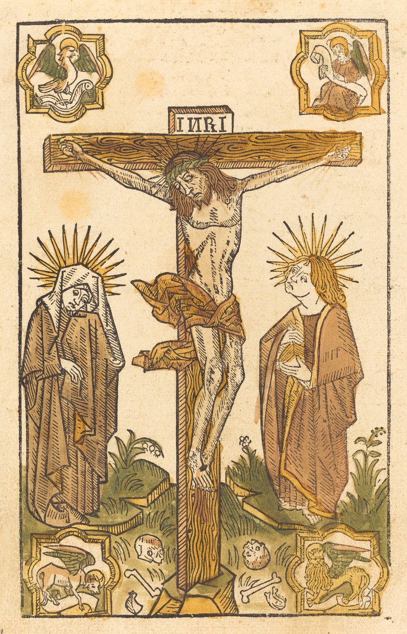 Krisztus a kereszten alkotó: German 15th Century