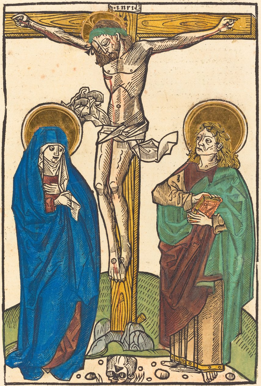 Krisztus a kereszten alkotó: German 15th Century