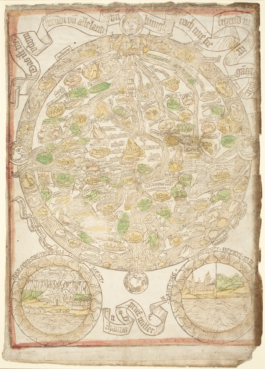 Világtérkép alkotó: German 15th Century