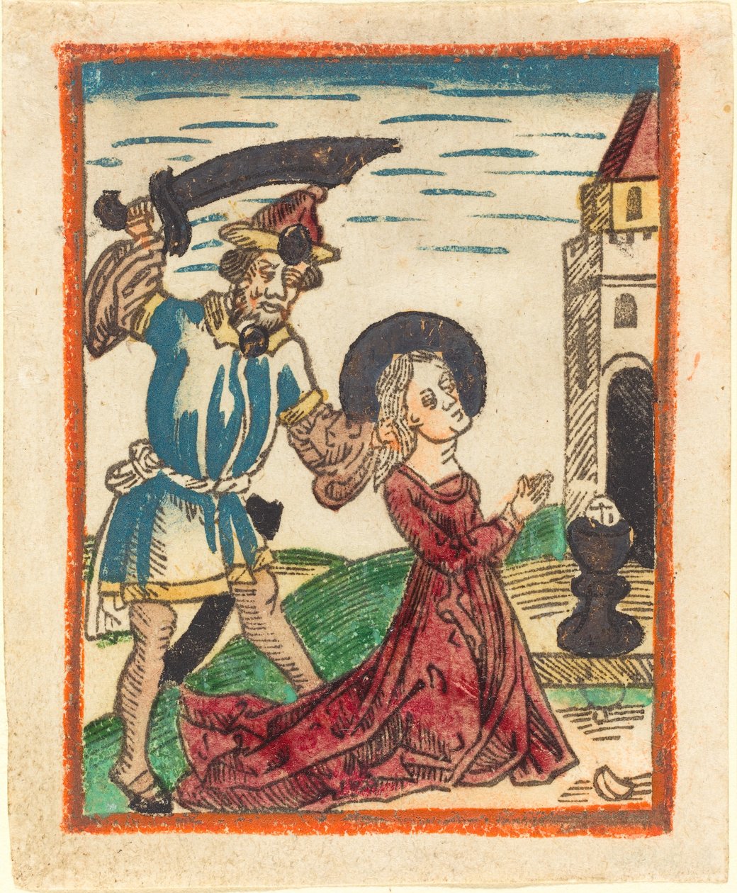 Szent Borbála mártíromsága alkotó: German 15th Century