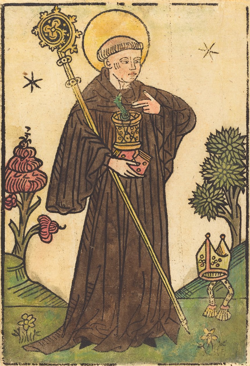 Szent Benedek alkotó: German 15th Century