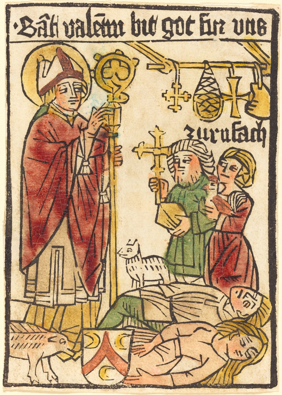Szent Bálint alkotó: German 15th Century