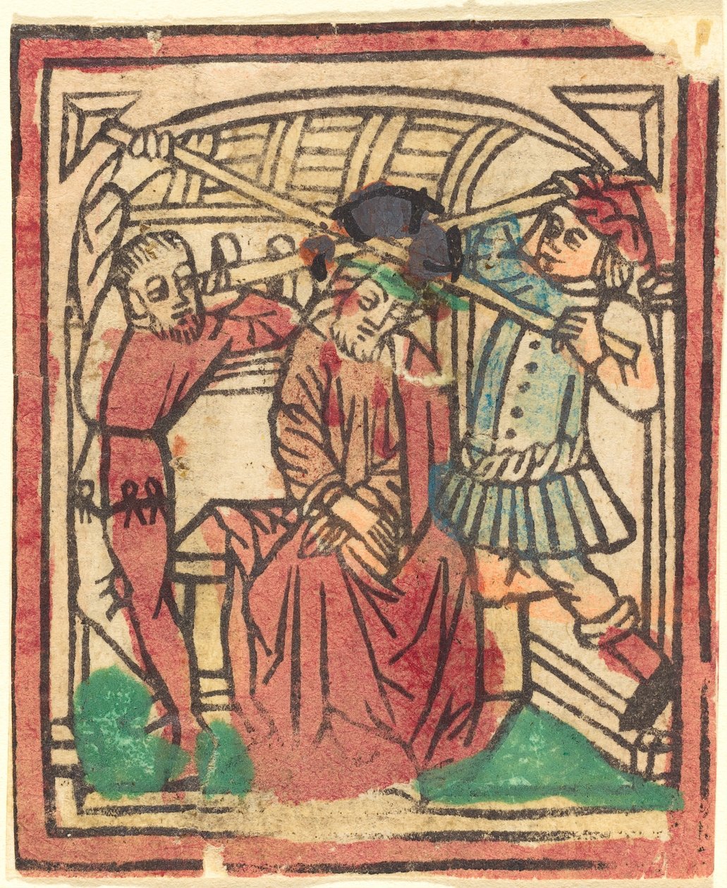 A töviskoronázás alkotó: German 15th Century
