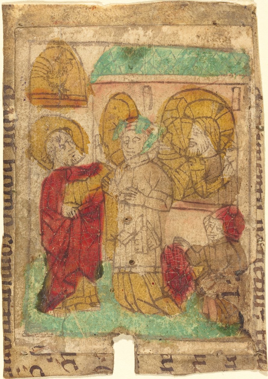 Péter tagadása alkotó: German 15th Century