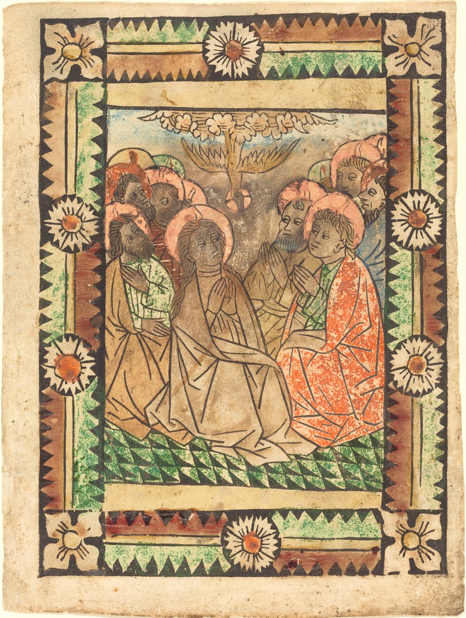 A Szentlélek leszállása alkotó: German 15th Century