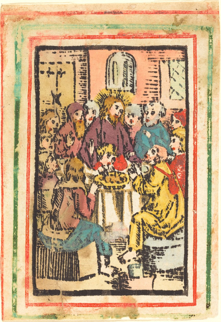 Az utolsó vacsora alkotó: German 15th Century