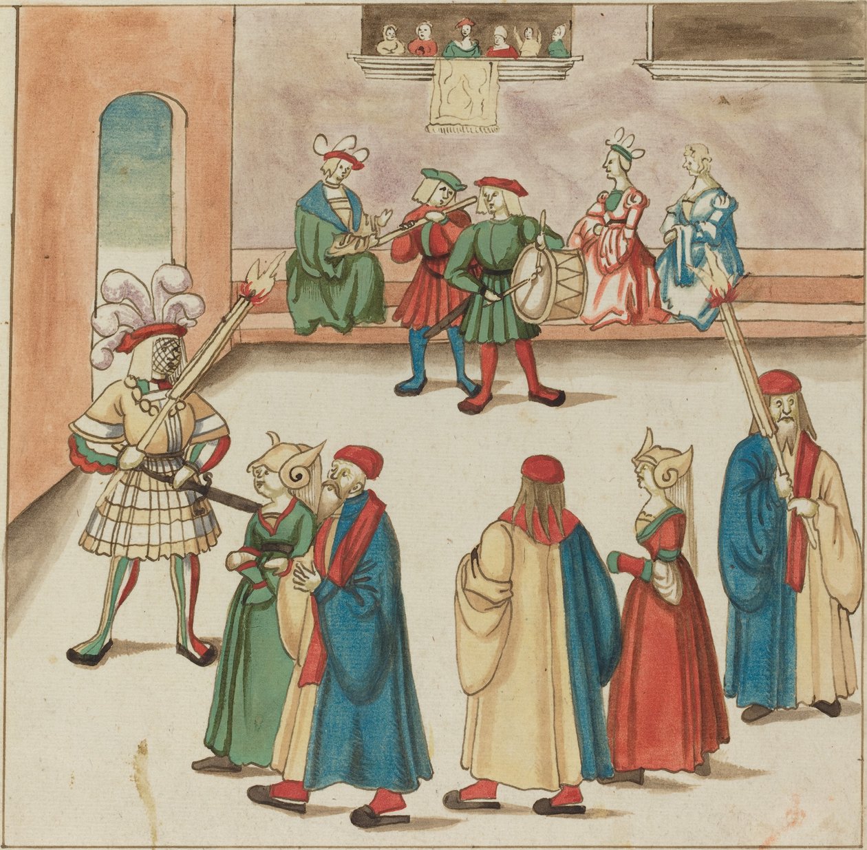 Álarcos mulatság alkotó: German 16th Century