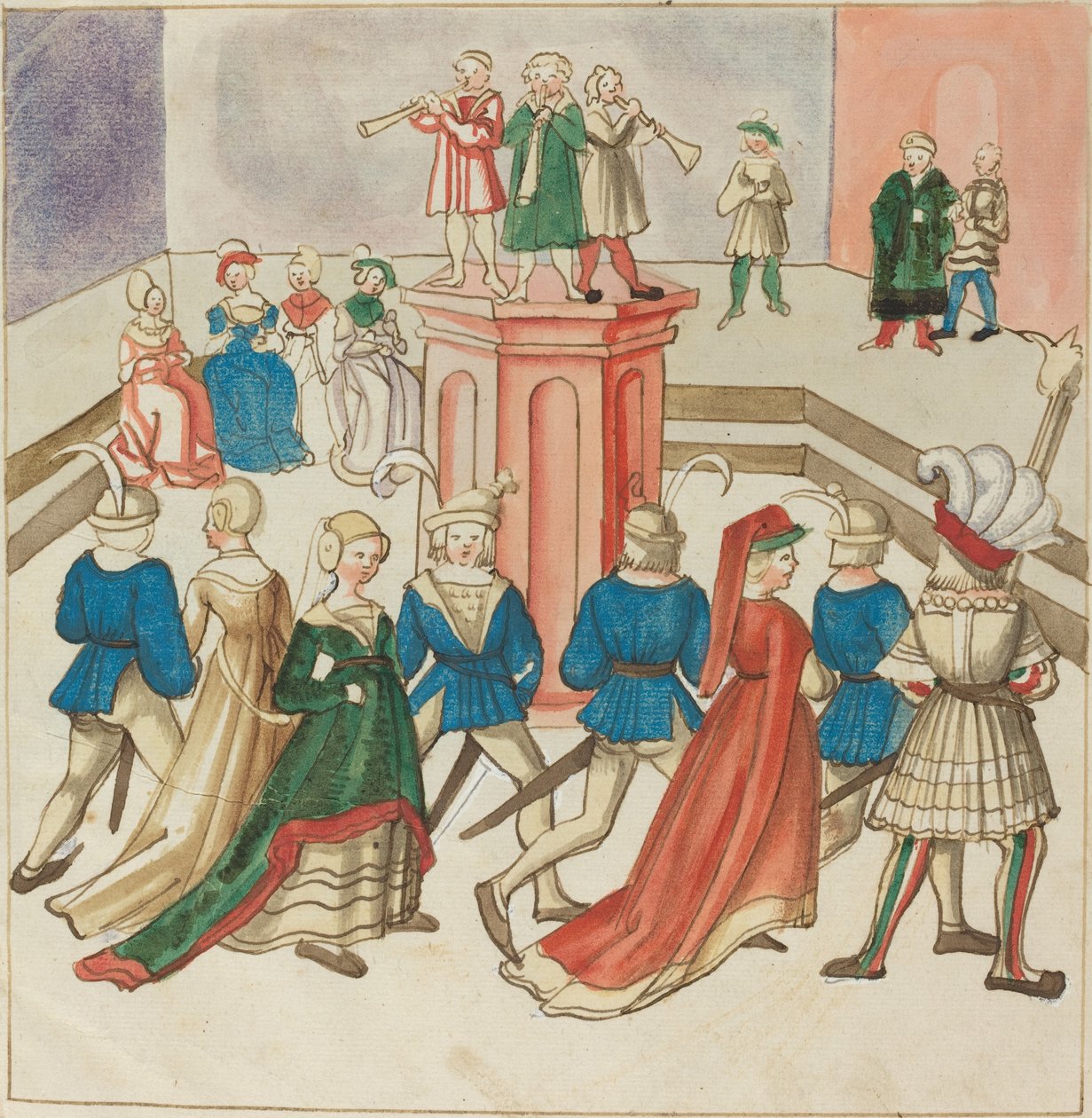 Álarcos mulatság alkotó: German 16th Century
