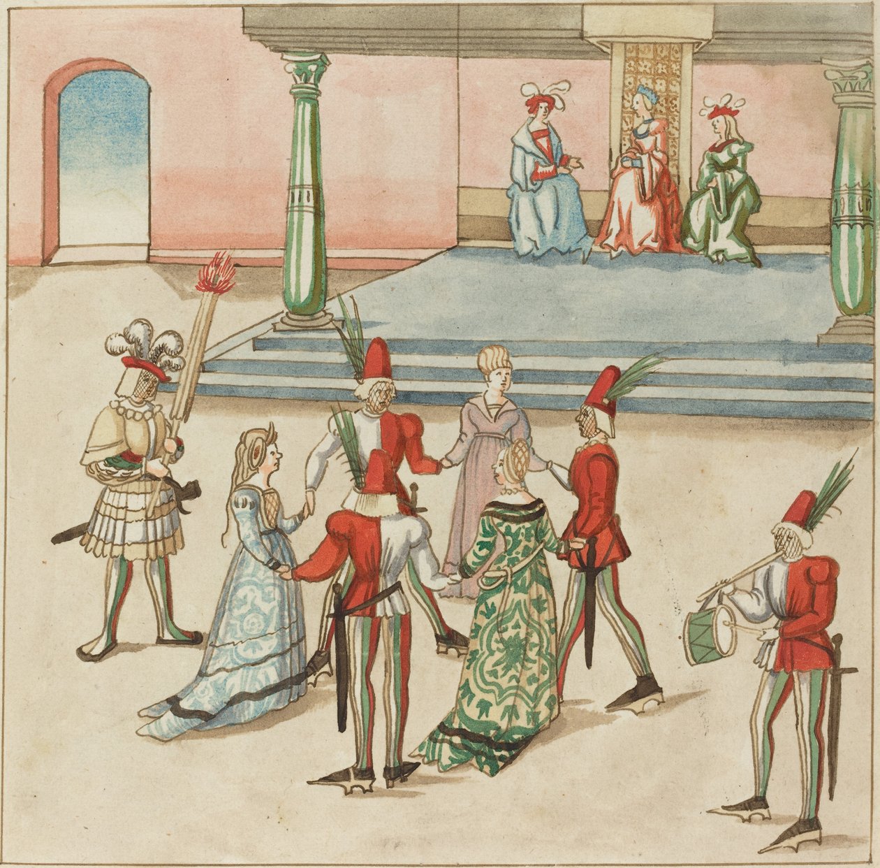 Álarcos mulatság alkotó: German 16th Century