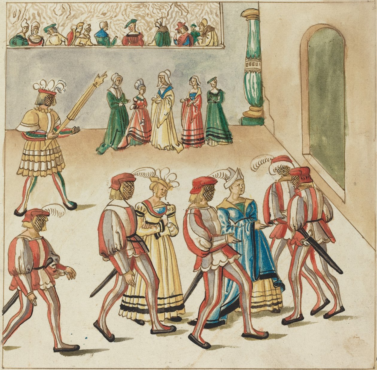 Álarcos mulatság alkotó: German 16th Century