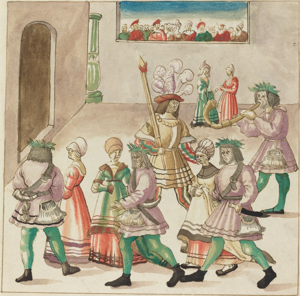 Álarcos mulatság alkotó: German 16th Century