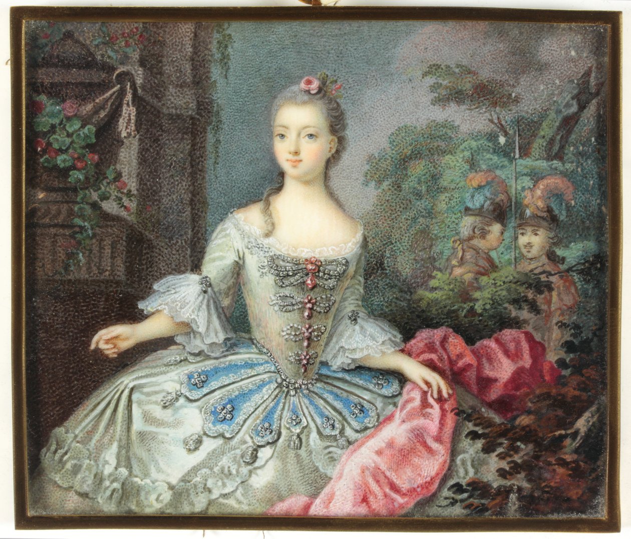 Egy hölgy, Madame Adelaide (zománc) alkotó: German School