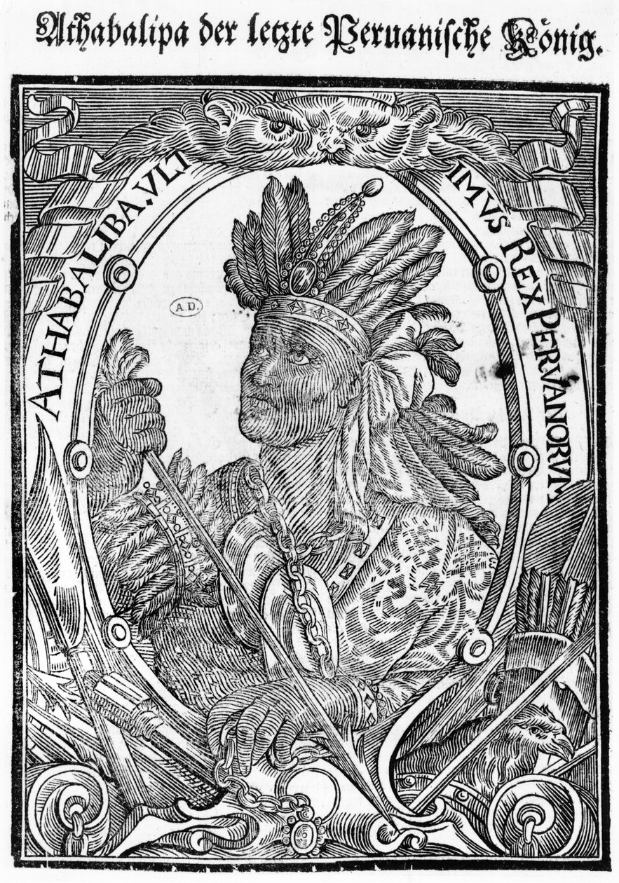 Atahualpa (1502-33 körül) alkotó: German School