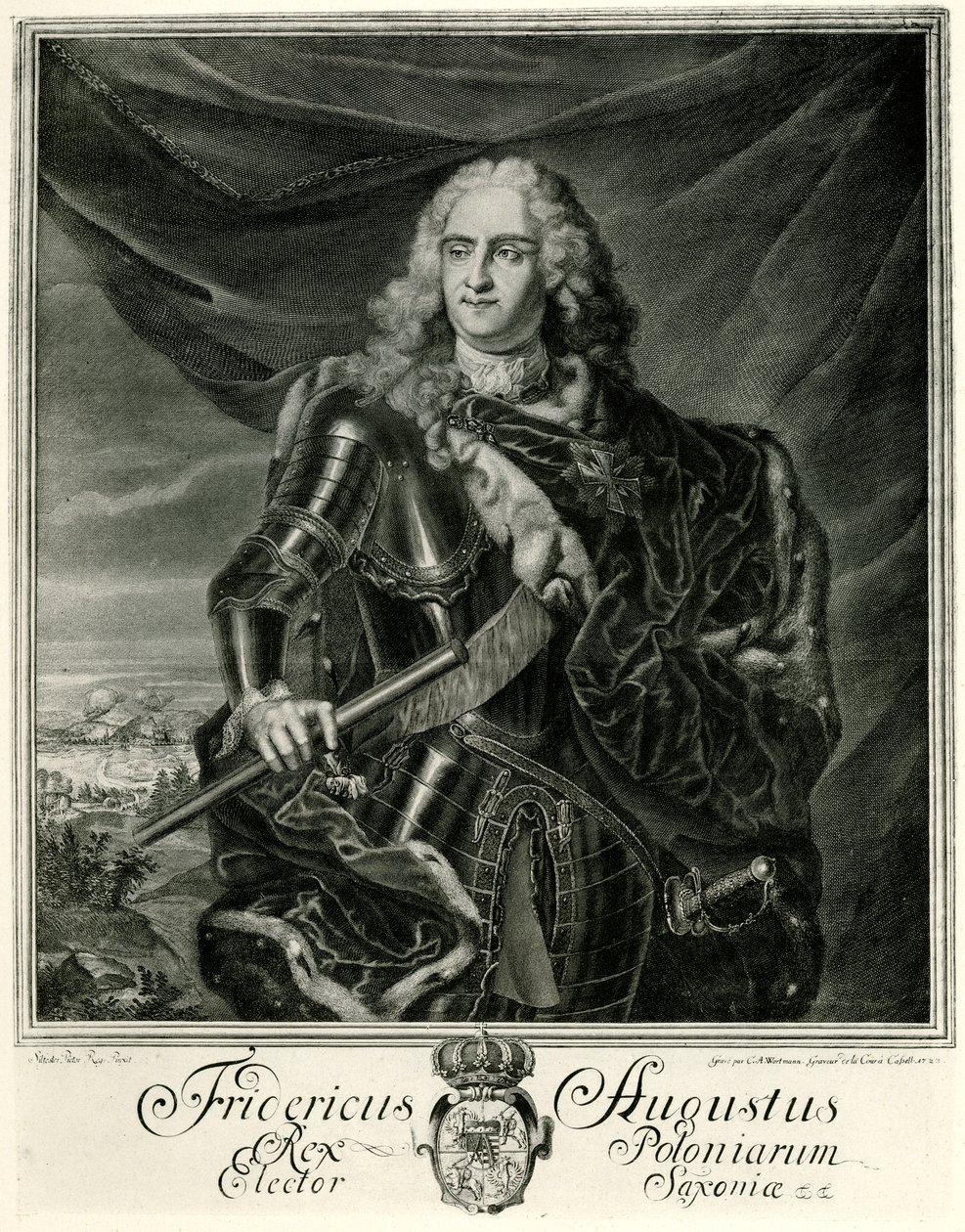 Erős augusztus II alkotó: German School