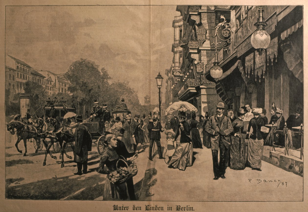 Berlin, Unter den Linden alkotó: German School