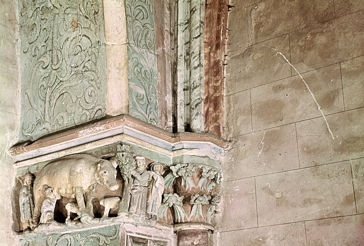 Judensaut ábrázoló főváros, 1301-25 körül (kő) alkotó: German School