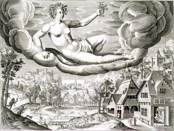 Hajnal, vésette Paul Furst (kb.1605-66) (metszet) alkotó: German School