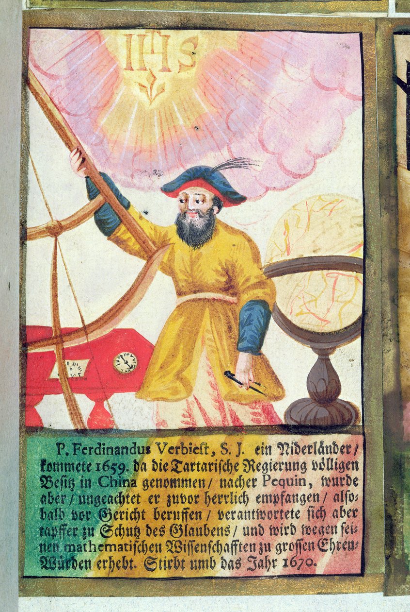 Verbiest Ferdinánd atya (1623-88) alkotó: German School