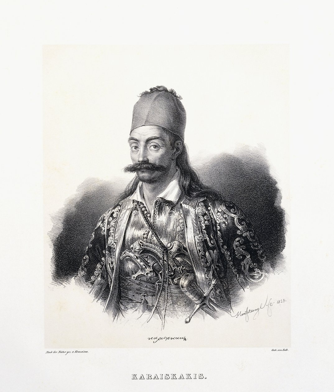 Georgios Karaiskakis (görög hős) alkotó: German School