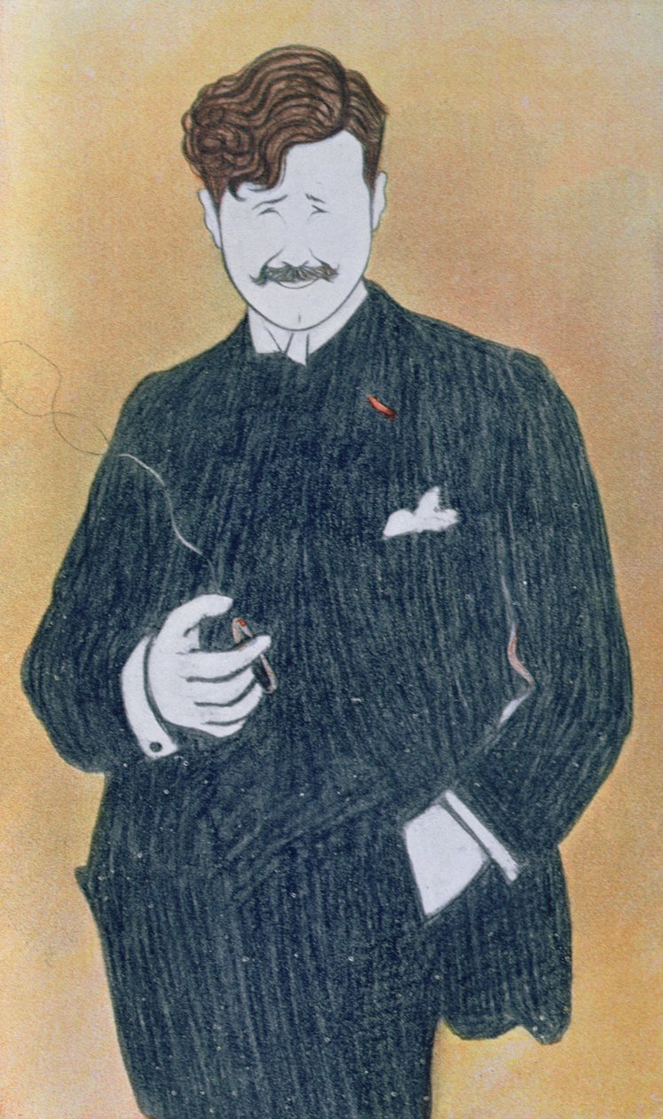 Nászút vonattal, 1908 alkotó: German School
