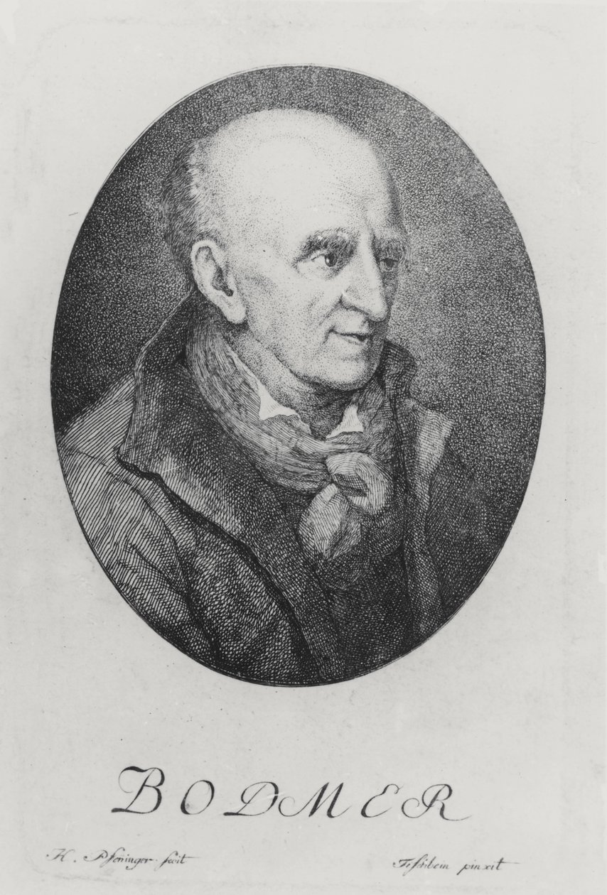 Johann Jacob Bodmer (metszet) alkotó: German School