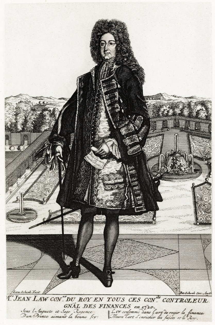 John Law of Lauriston alkotó: German School