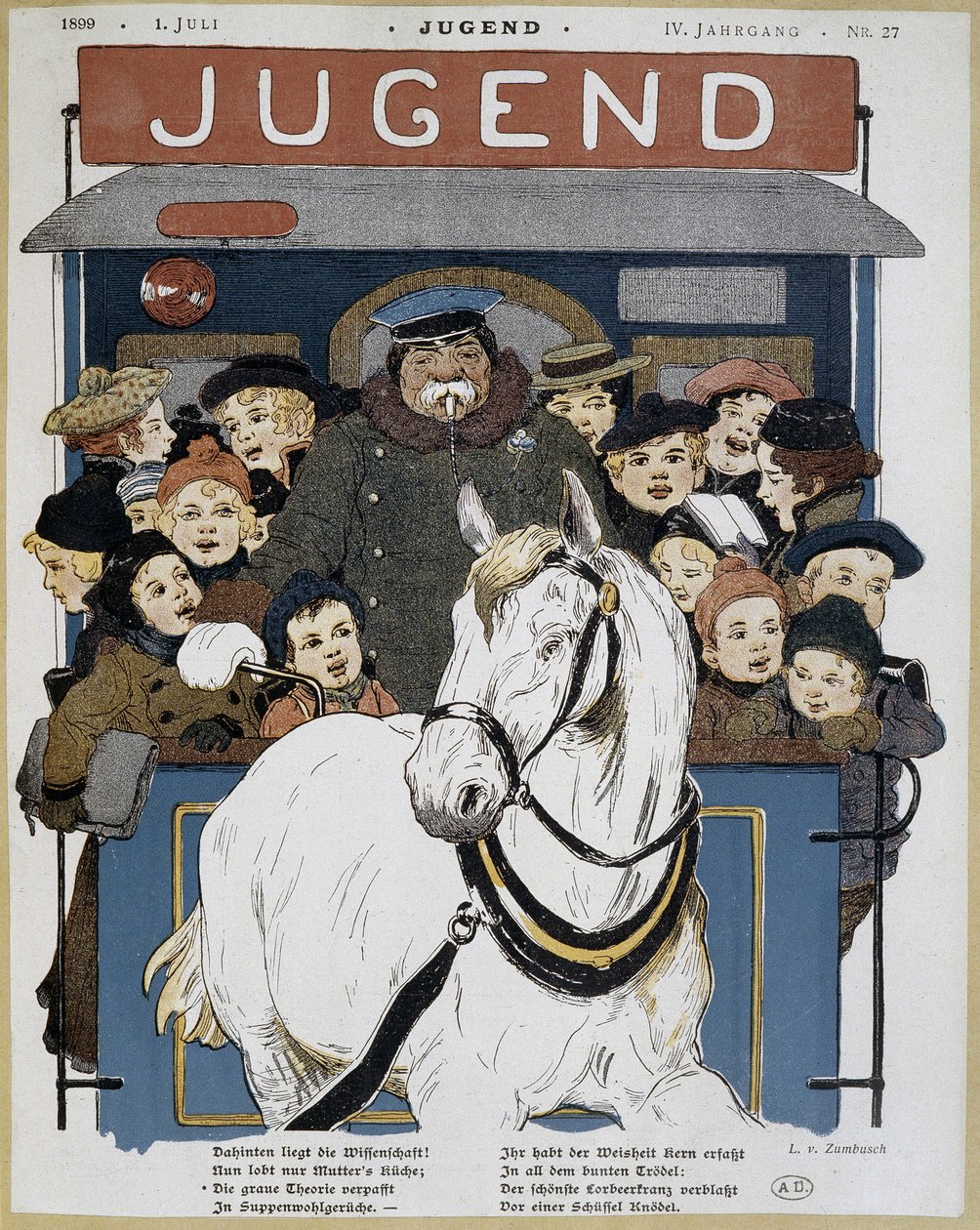 Sok gyerek egy omnibuszban - a „Jugend”-ben”” alkotó: German School