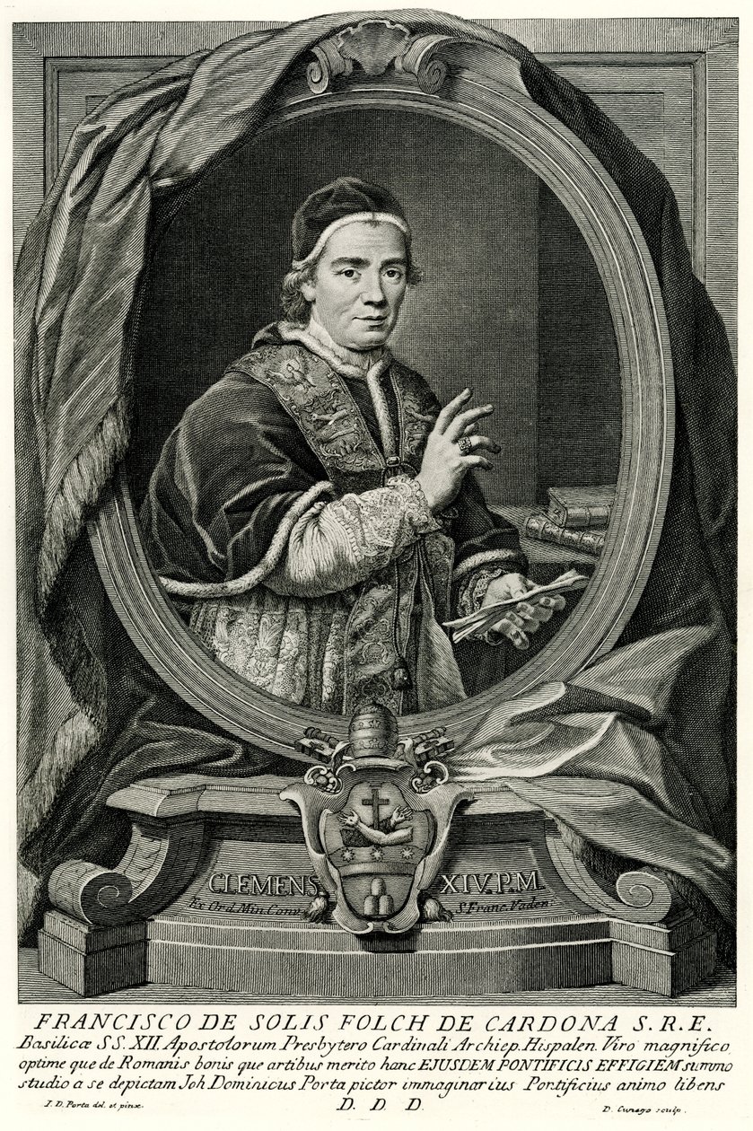 Klemens pápa XIV. alkotó: German School