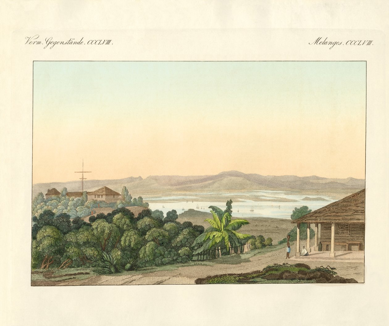 Pulu Penang (színes metszet) alkotó: German School