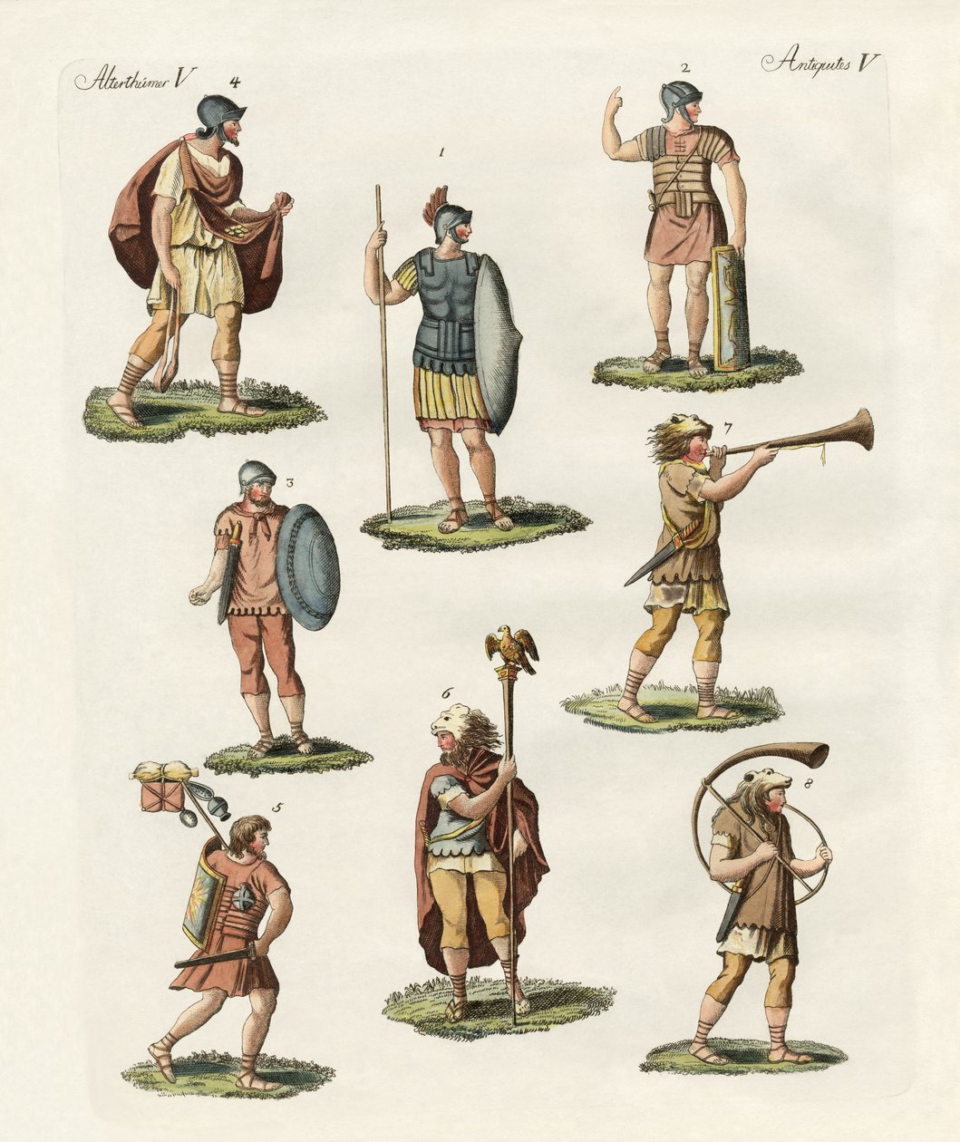 római gyalogos katonák alkotó: German School