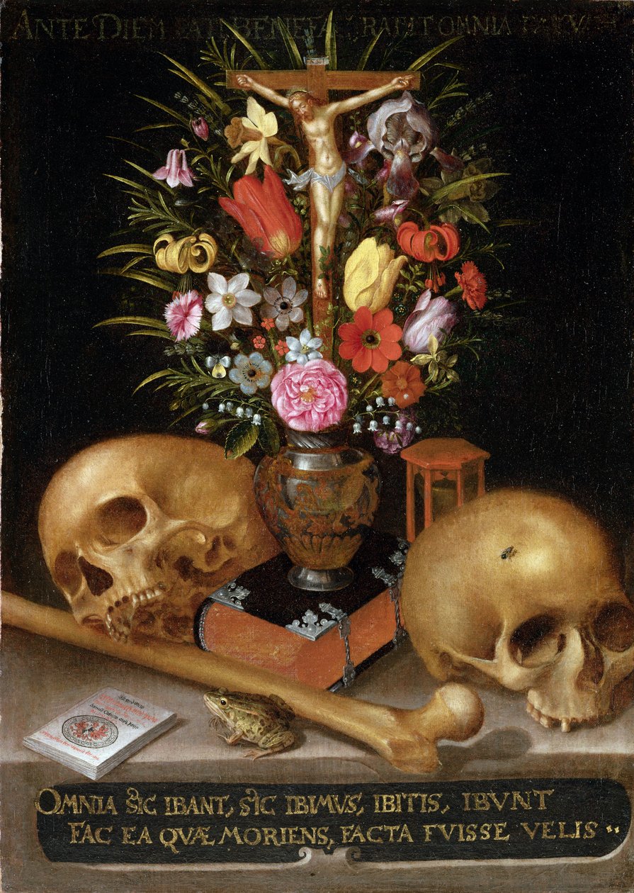 Vanitas csendélet alkotó: German School