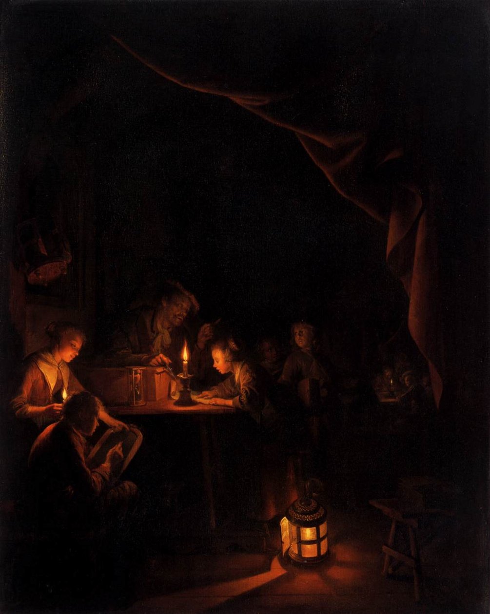 Az Éjszakai Iskola alkotó: Gerrit Dou