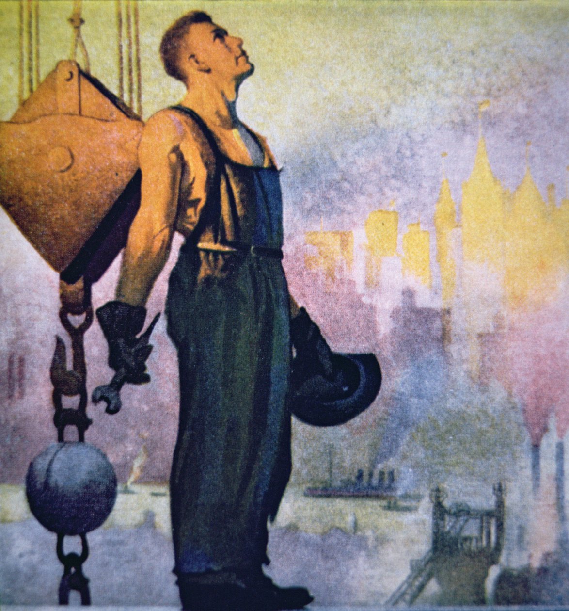 Az építő (színes litó) alkotó: Gerrit Albertus Beneker