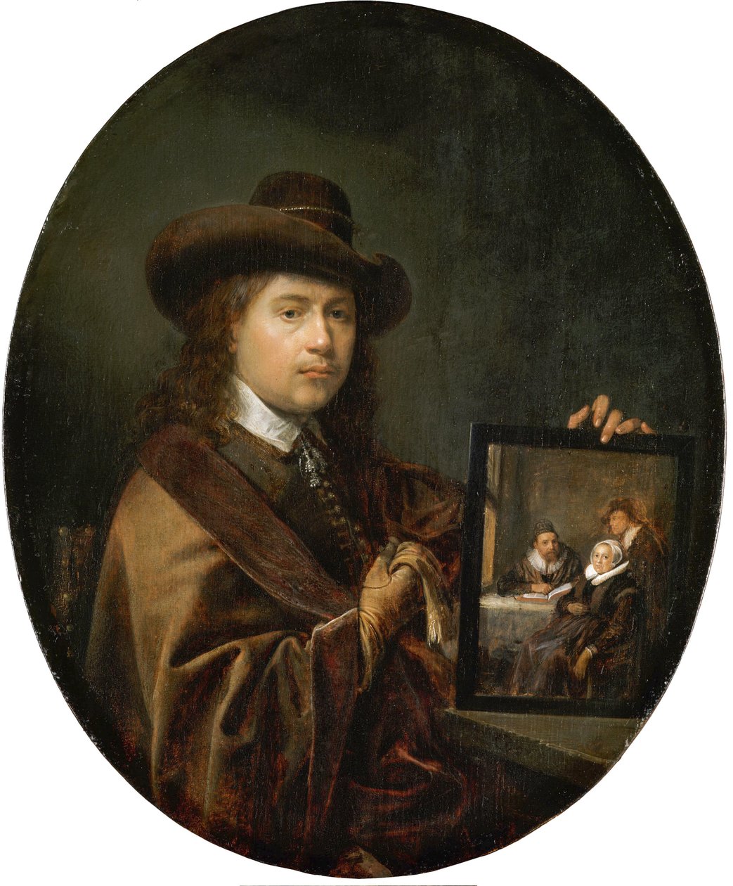 Önarckép alkotó: Gerrit Dou