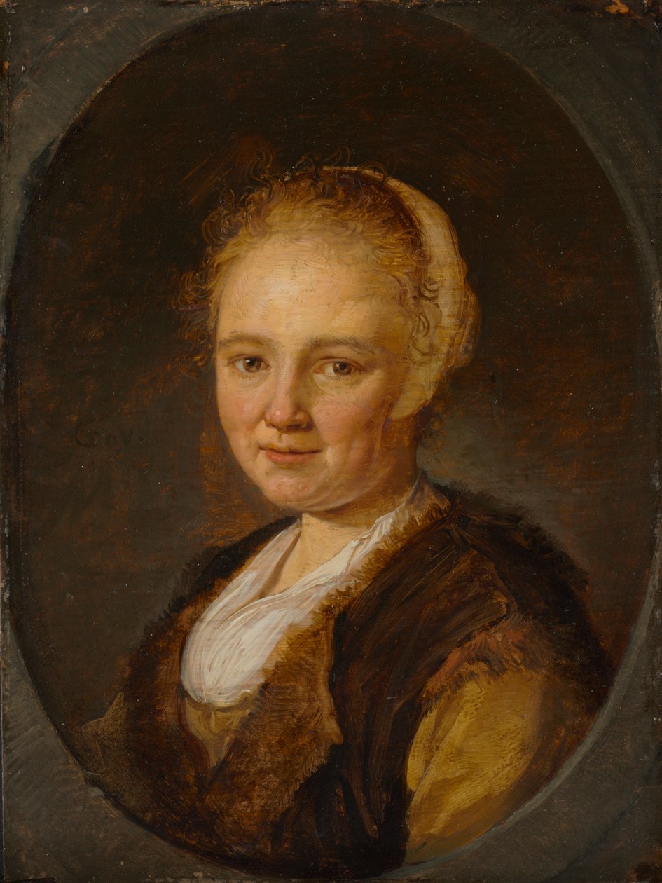 Egy fiatal nő alkotó: Gerrit or Gerard Dou