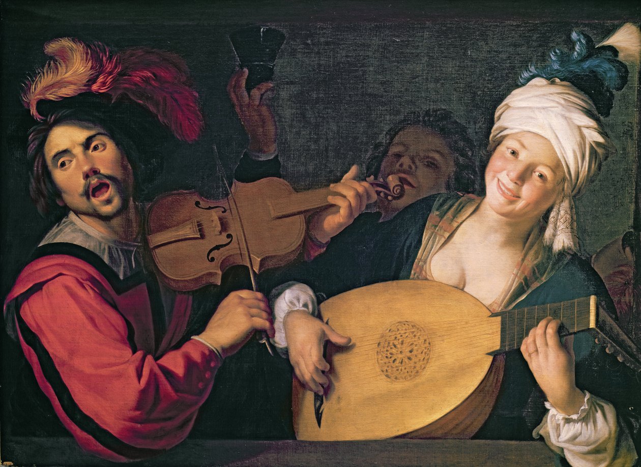 A koncert alkotó: Gerrit van Honthorst