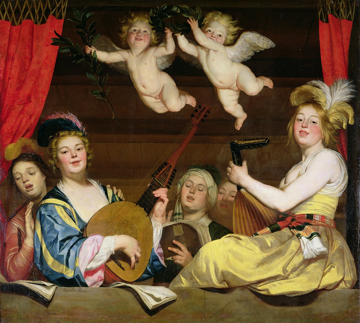 A koncert, 1624 alkotó: Gerrit van Honthorst
