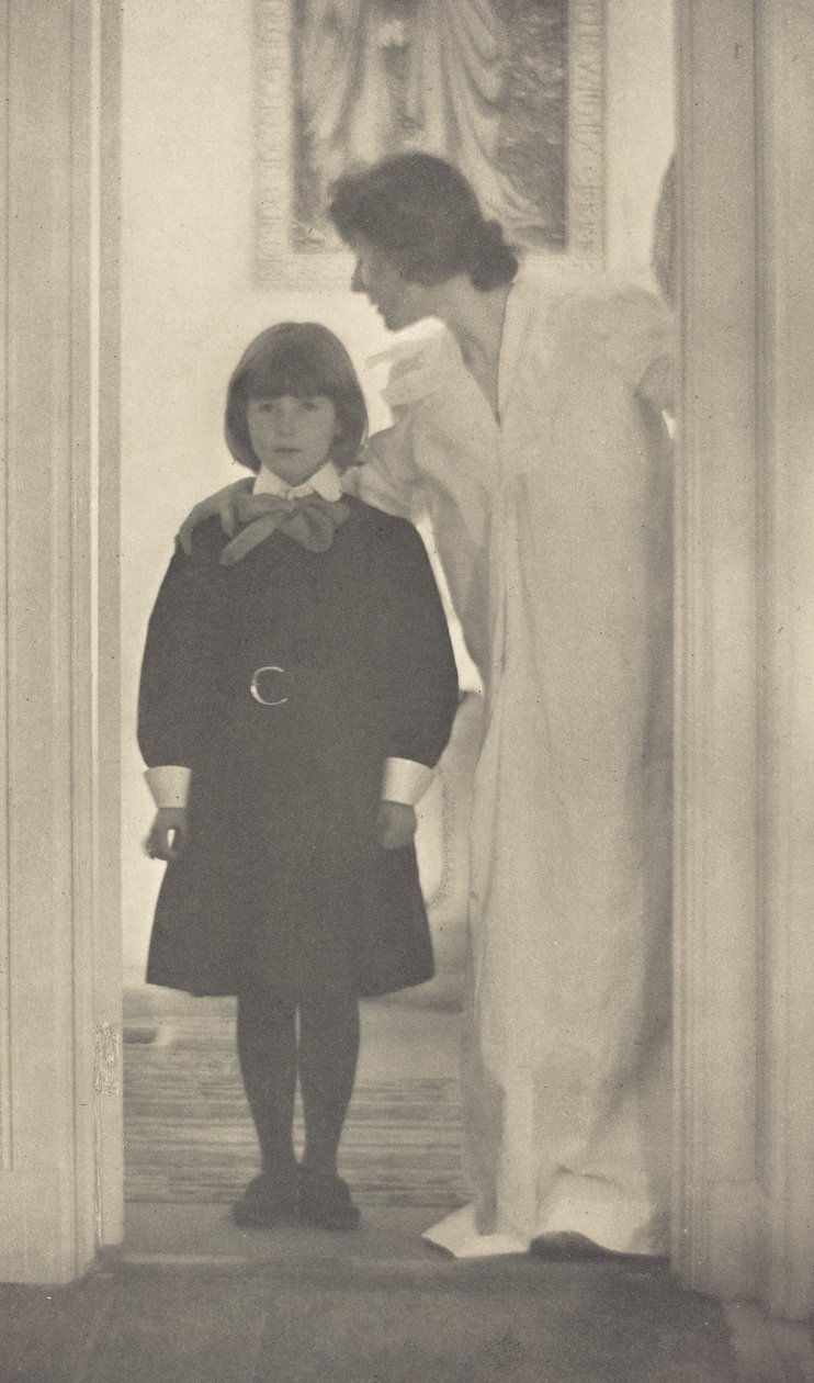 Áldott vagy a nők között, 1900 körül. alkotó: Gertrude Käsebier