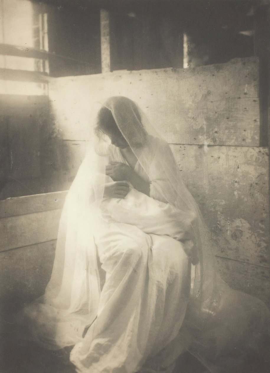 A jászol, 1899. alkotó: Gertrude Käsebier