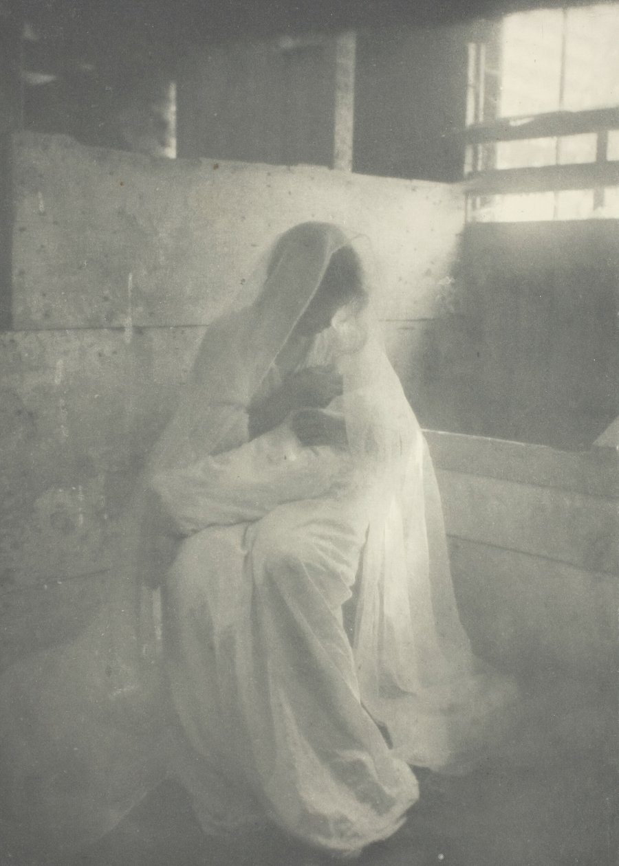 A jászol, 1899. alkotó: Gertrude Käsebier