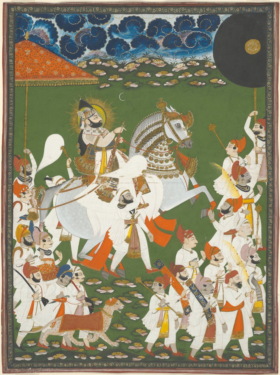 Maharana Bhim Singh körmenetben alkotó: Ghasi